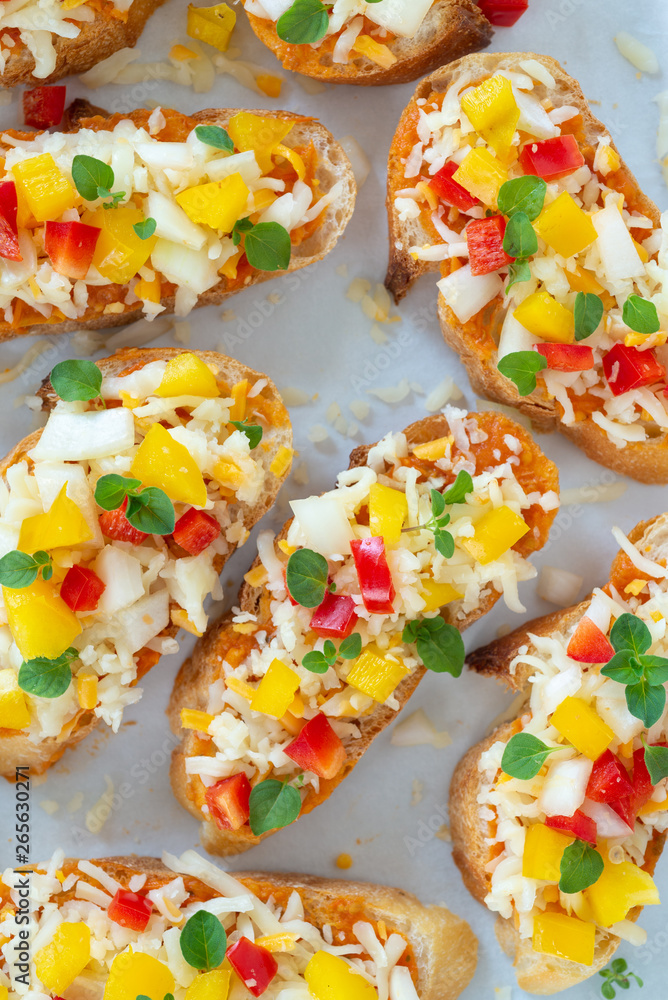 homemade french bread pizza prepare fore bake. homemade french bread pizza prepare fore bake.