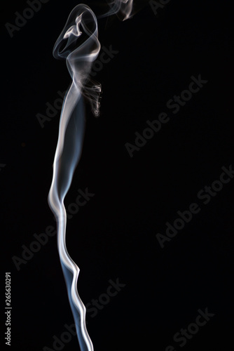 Smoke on black background © dangutu
