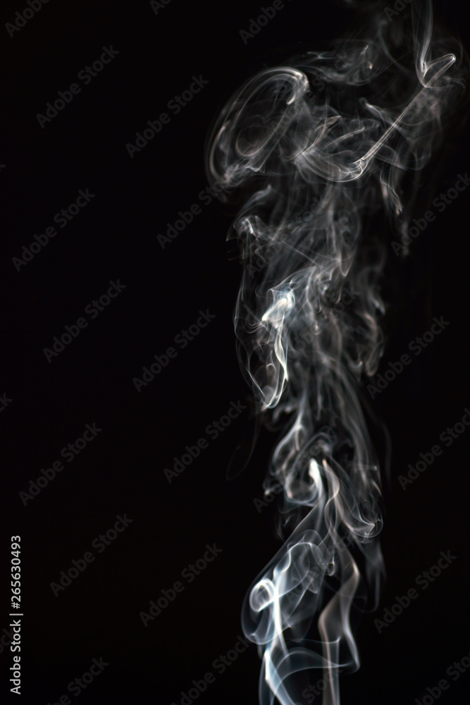 Smoke on black background Smoke on black background