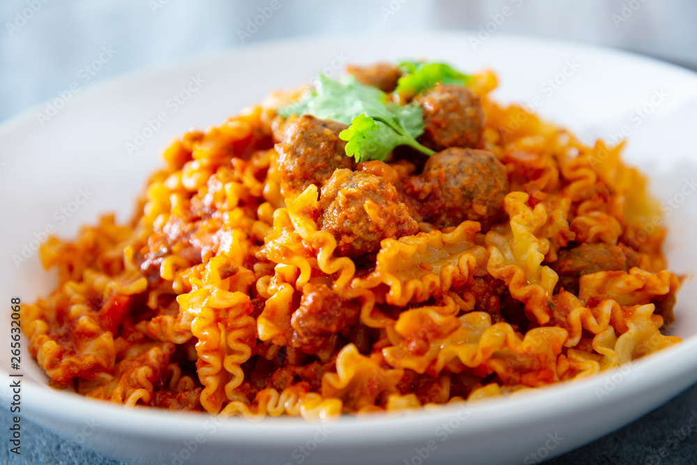 Traditional delicious couscous beef balls Traditional delicious couscous beef balls