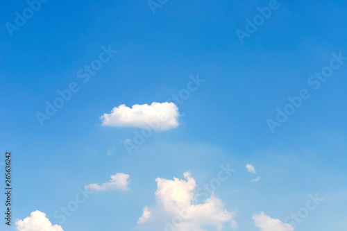 Blue sky with clouds texture and background