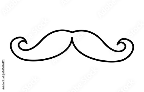 mustache hipster style icon