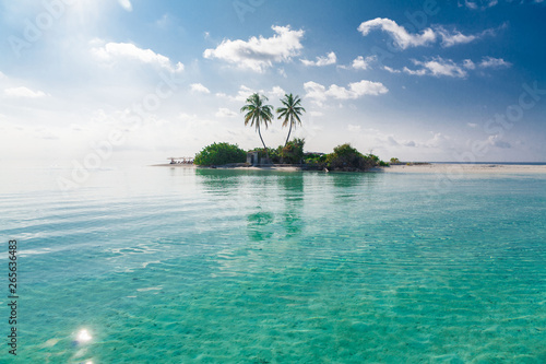 Maldives, tropical sea background
