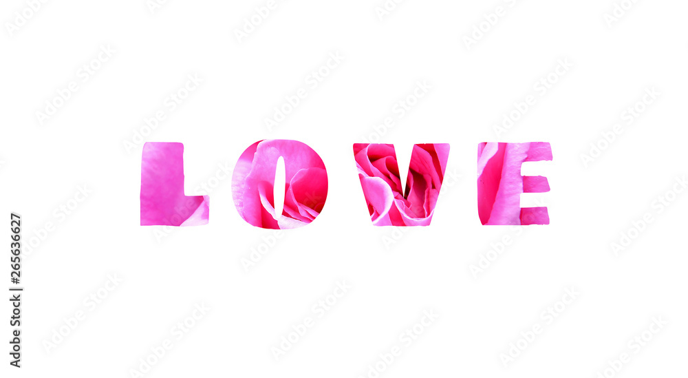 word made of letters isolated on white background word made of letters isolated on white background