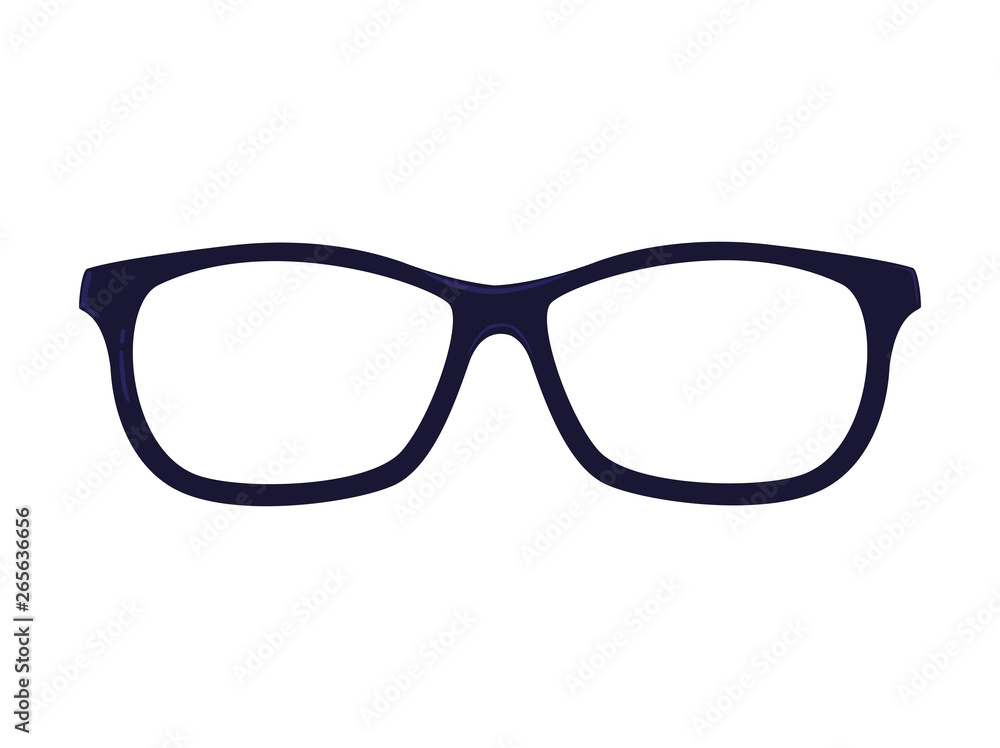 Fototapeta premium eyeglasses accessory isolated icon