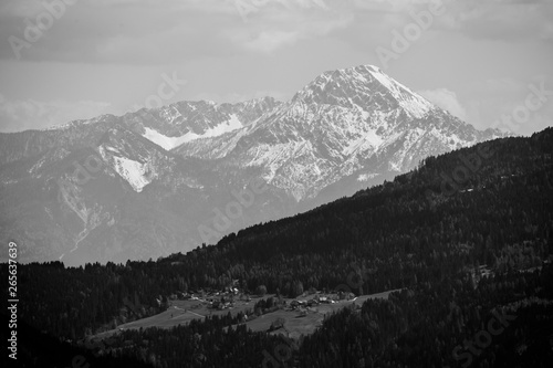 View To Mt. Mittagskogel In Carinthia