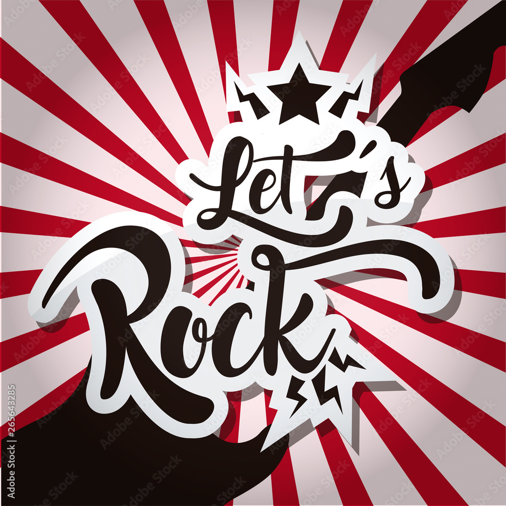 Let´s Rock en negro Let´s Rock en negro