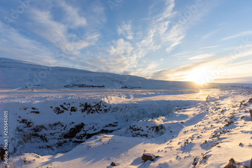 An icelandic view early in the morning