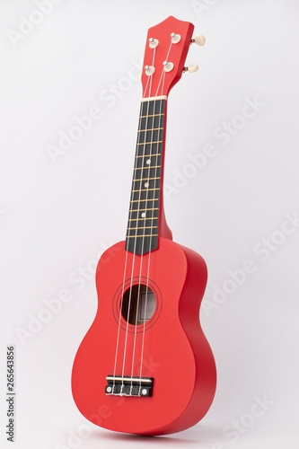Red ukulele