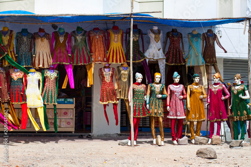 Salwar kameez shop in Hyderabad, Andhra Pradesh, India