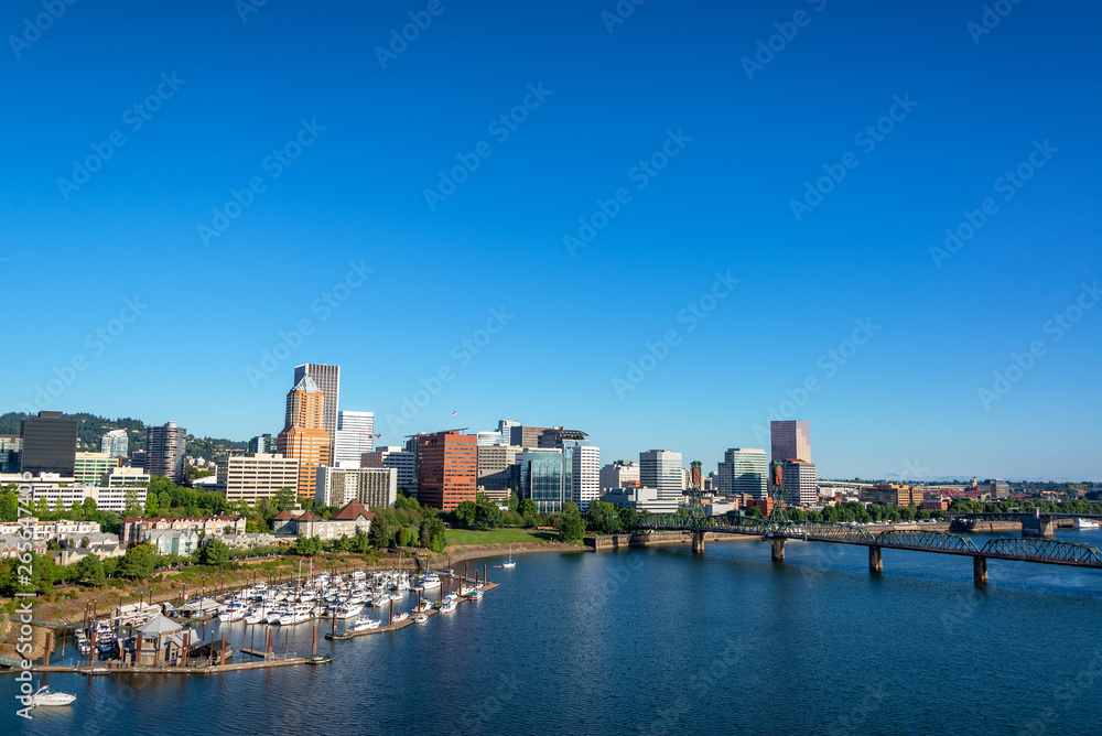 Beautiful Portland, Oregon Cityscape