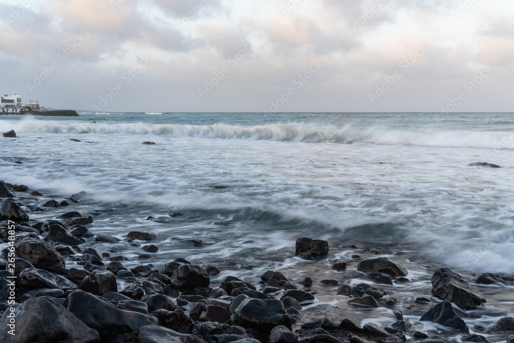 Waves on the beach