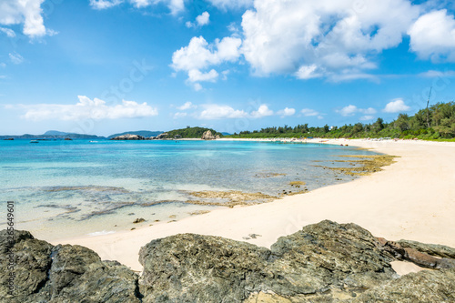 Aharen Strand auf der Insel Tokashiki, Okinawa, Japan