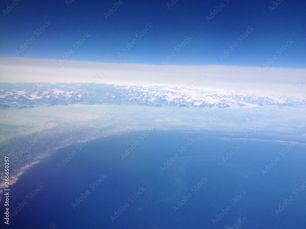 Wolken Grönland