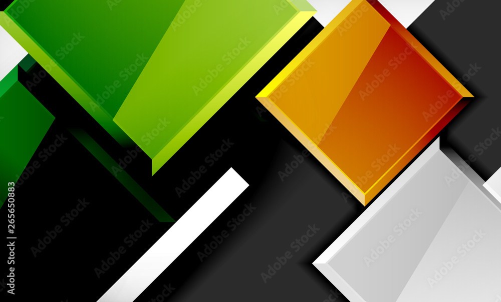 Colorful square and rectangle blocks background Colorful square and rectangle blocks background