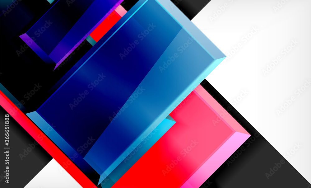 Colorful square and rectangle blocks background Colorful square and rectangle blocks background