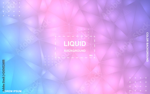Liquid color background design. Fluid gradient shapes composition. Futuristic design posters. Eps10 vector. - Vector