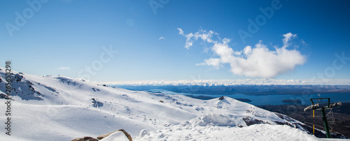 Panorama en hiver en Argentine 