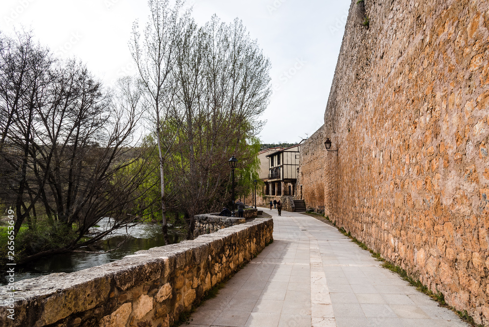 Scenic view of the old medieval town of Covarrubias