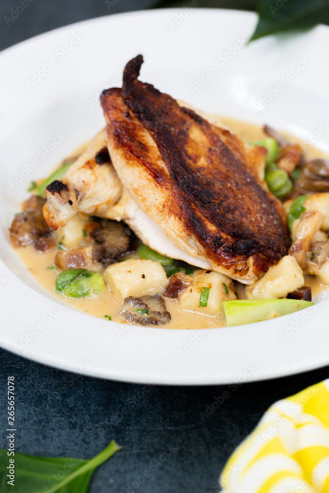 Baked Chicken Over Gnocchi Baked Chicken Over Gnocchi