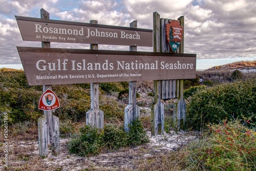 Foto The Gulf Islands National Seashore is located in Florida and Mississippi