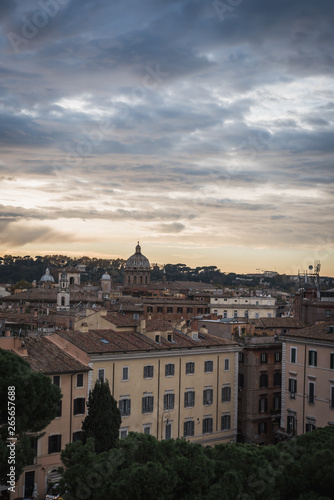 Vertical landscape on the city of Rome © TheParisPhotographer