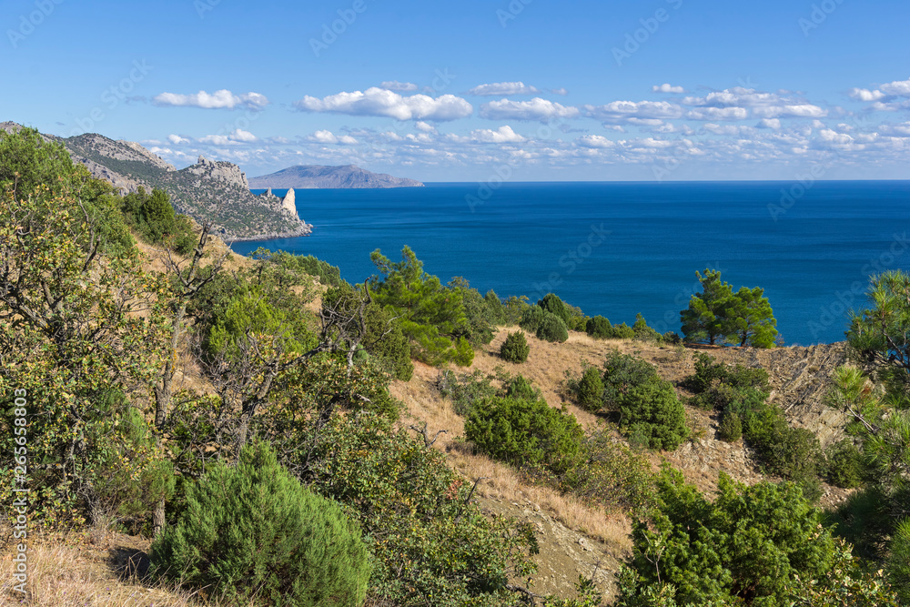 Black Sea coast of Crimea.
