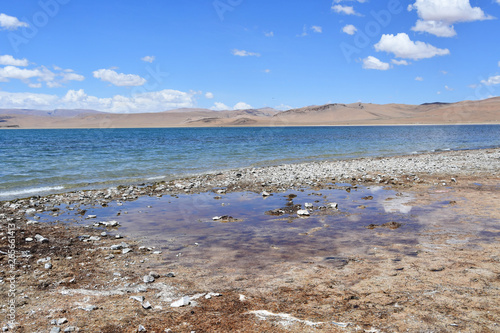 Tibet  Gomang lake in June