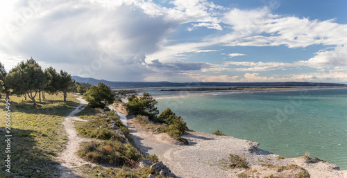 Panorama de La Franqui depuis la falaise