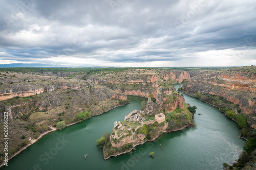 Fototapeta Naklejka Na Ścianę i Meble -  aerial view of natural meander