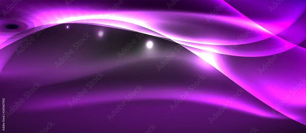 Neon light waves Neon light waves