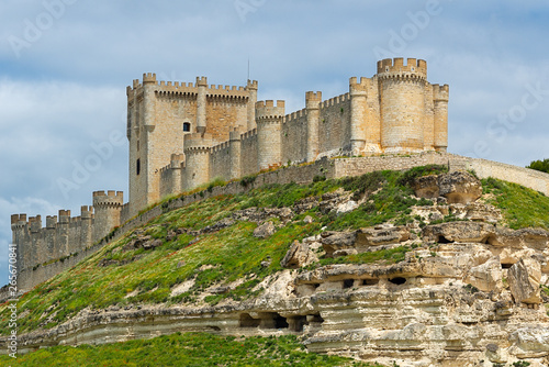Obraz na płótnie Peñafiel Castle, Valladolid Province, Spain w salonie