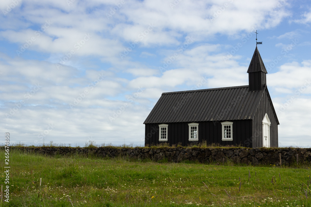 first wooden church in the iceland