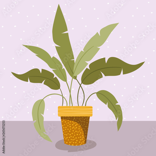 houseplant in pot icon