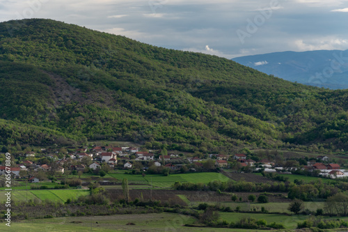 Spring in the mountains, fresh green vegetation. © PhotoRK