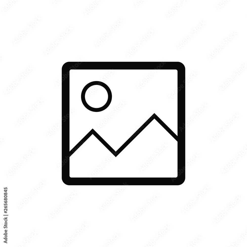 Image vector border icon. This icon use for admin panels, website, interfaces, mobile apps Image vector border icon. This icon use for admin panels, website, interfaces, mobile apps