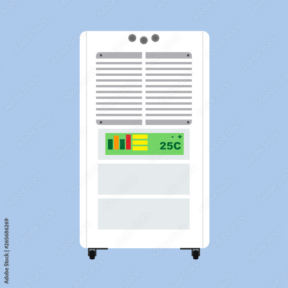 Conditioner air cooling power technology isolated white. Comfort vector temperature climate system icon Conditioner air cooling power technology isolated white. Comfort vector temperature climate system icon
