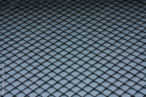 Abstract grey pattern on a building