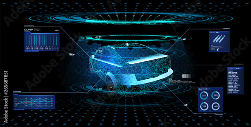 Car service in the style of HUD, Cars infographic ui, analysis and diagnostics in the hud style, futuristic user interface, repairs cars, Car auto service, mechanisms cars, car service HUD. dashboard