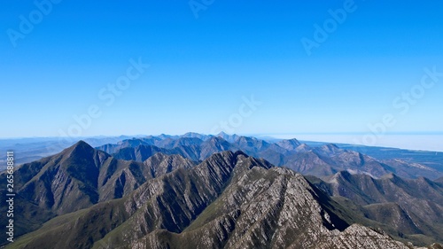 The Tsitsikamma mountains located in the Garden Route region of the southern South African coast in the Western Cape and Eastern Cape provinces.  © MATTHEW