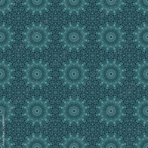 seamless wallpaper pattern with dark slate gray, black and cadet blue colors. can be used for cards, posters, banner or texture fasion design
