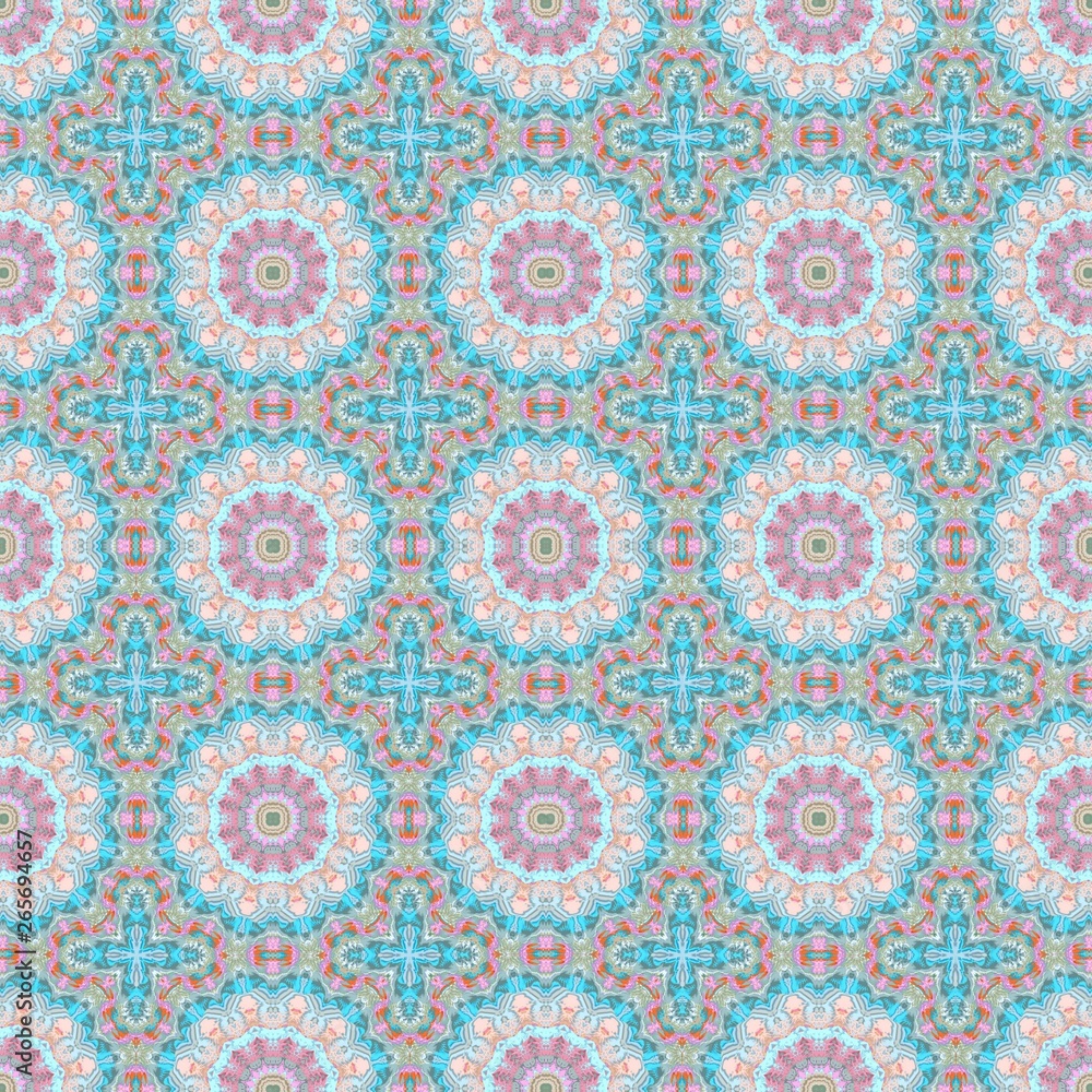 silver, pastel blue and medium turquoise color pattern. abstract vintage decoration. graphic element for banner, cards, poster or creative fasion design