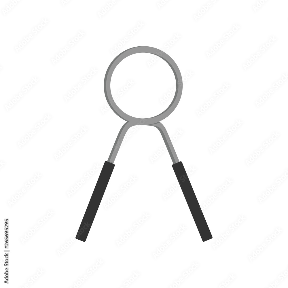 Hand expander sport equipment healthy fitness exercise gym vector icon. Power press sensory gesture flat tool Hand expander sport equipment healthy fitness exercise gym vector icon. Power press sensory gesture flat tool