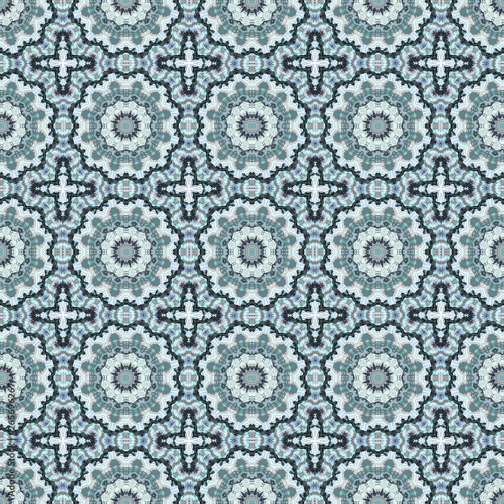 seamless wallpaper pattern with pastel blue, light blue and dark slate gray colors. can be used for cards, posters, banner or texture fasion design