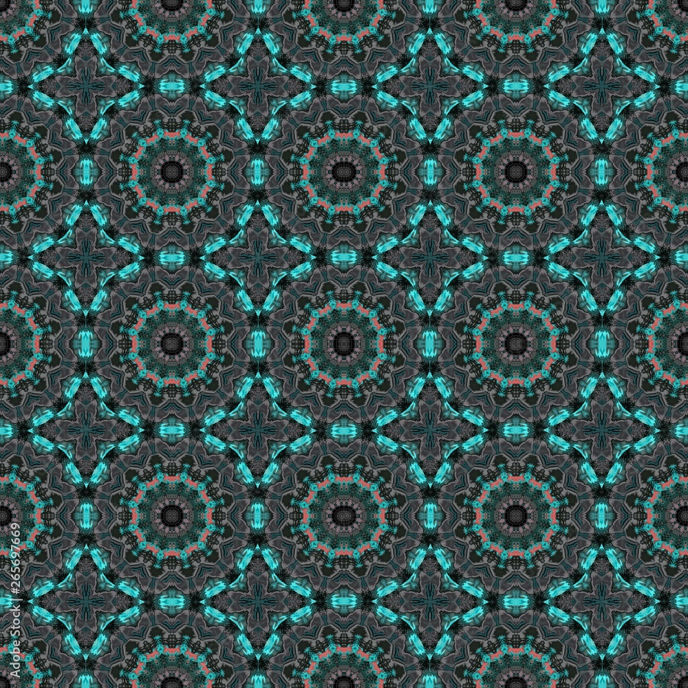 abstract floral dark slate gray, medium turquoise and indian red color pattern. seamless decorative backdrop for banner, cards, poster or creative fasion design abstract floral dark slate gray, medium turquoise and indian red color pattern. seamless decorative backdrop for banner, cards, poster or creative fasion design