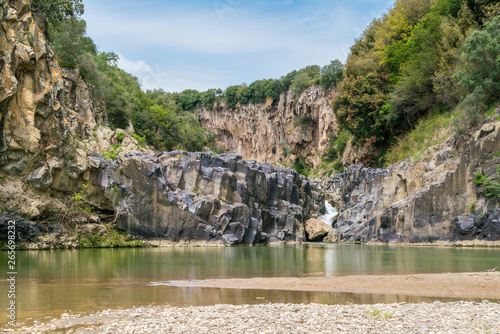 Scenic landscape in Vulci, in the Province of Viterbo, Lazio, central Italy. photo