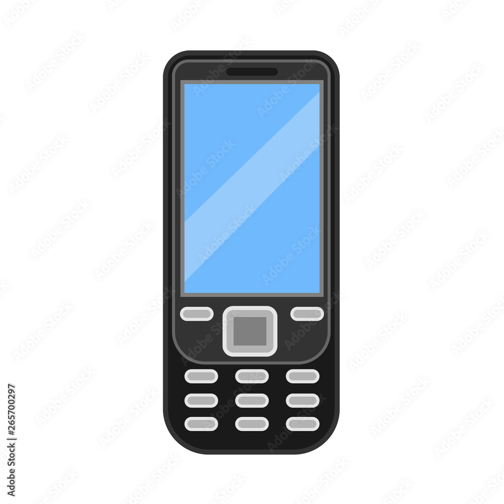 Smart phone vector icon mobile screen illustration. Cellphone isolated device. Business black gadget concept flat template mockup Smart phone vector icon mobile screen illustration. Cellphone isolated device. Business black gadget concept flat template mockup
