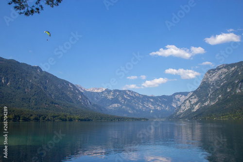 view of Lake Bohinj, Triglav National Park, Julian Alps, Slovenia