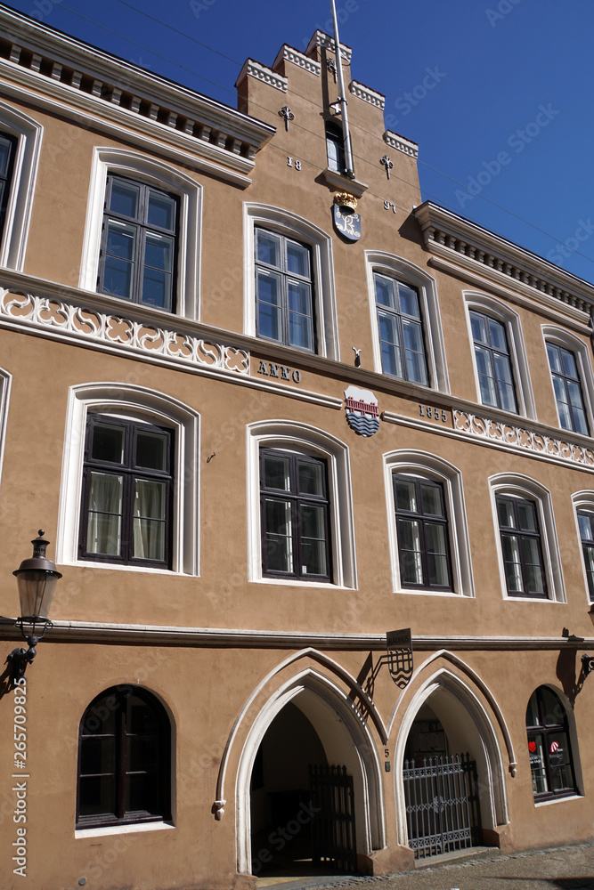 Rathaus in der historischen Altstadt Rathaus in der historischen Altstadt