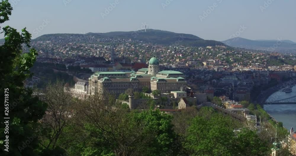The Royal Palace of Buda Castle, the home of the Hungarian National ...